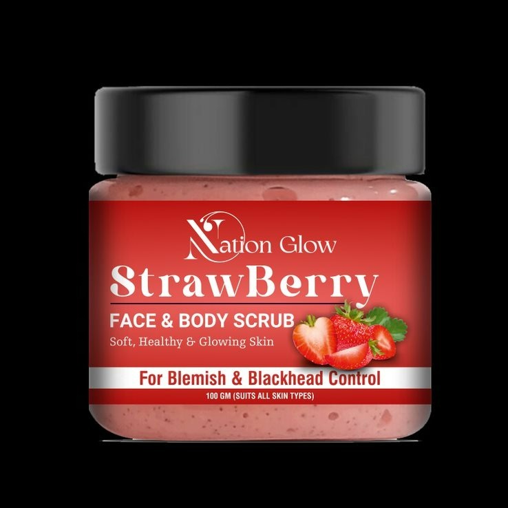 strawberry face & body scrub